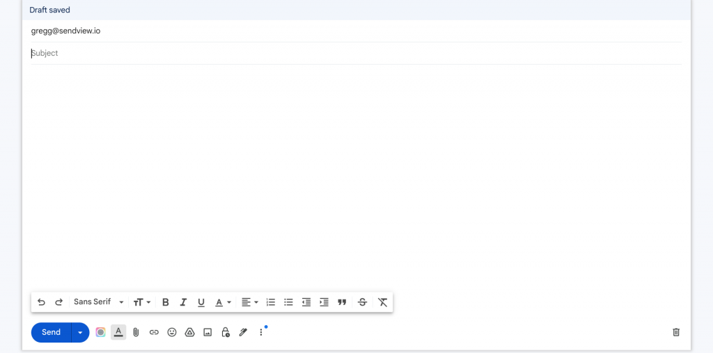 gmail compose window
