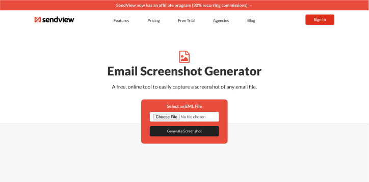 email screenshot generator tool
