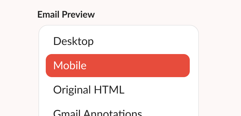 inbox preview